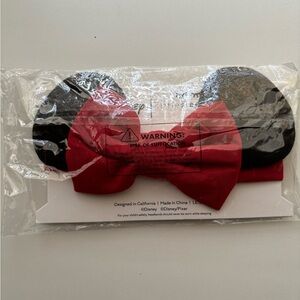 Little Sleepies Minnie Mouse Red bow ears